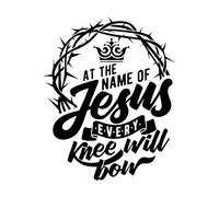 The Bible Wall Stickers Living Room Background Wall Decor Words Jesus Christ Vinyl Cathedral Classic-S-31x42cm-Black