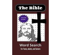 The Bible Word Search Puzzle Book: Word Searches with Easy to Read Print about The Bible, Biblical Names, Bible Related Locations and Much More | 6x9 ... Gifts for Holidays, Vacations and Free Times