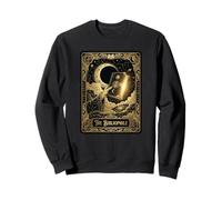 The Bibliophile Tarot Card Aesthetic Celestial Book Lover Sweatshirt