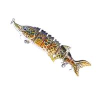 THE BIBS ACU Water Like Lures | 3D Multi Jointed 3D Swimming Bait | Floating Rigs for Expeditions, Margin, Boat