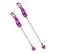 The bicycle is a quick release of the mountain wheel hub front and rear skewers
