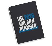 The Big A Planner - Design Your Amazing 2026, Oversized Desk Planner to Achieve Your Goals & Improve Productivity, Goal Setting Sections, Flexible Layout, January-December Planning Tool (B)