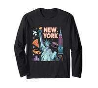 The Big Apple Collage Long Sleeve T-Shirt