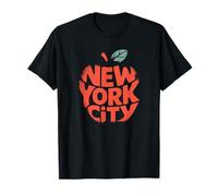 The Big Apple NYC New York City Landmarks Souvenir Vintage T-Shirt
