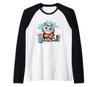 The Big Bang Theory Bazinga Kitty Raglan Baseball Tee
