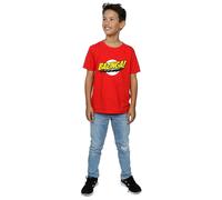 The Big Bang Theory Boy's Bazinga Cotton T-Shirt in Red | Size: 12-13 Years The Big Bang Theory Red 12-13 Years