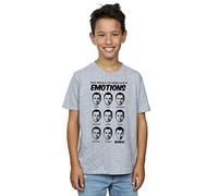 The Big Bang Theory Boys Sheldon Emotions T-Shirt Sport Grey 9-11 Years