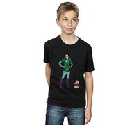 The Big Bang Theory Boys Sheldon Superhero T-Shirt Black 9-11 Years