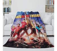 The Big Bang Theory Comfort Blanket - TV Series Soft Blanket Birthday Gift for Son Daughter Grandson Granddaughter Friend - Cozy Blanket for Bed Sofa Office Crib 50x60inch(127x152cm)