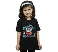 The Big Bang Theory Girl's Bazinga Kitty Cotton T-Shirt in Black | Size: 3-4 Years The Big Bang Theory Black 3-4 Years