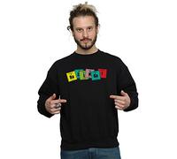 The Big Bang Theory Men's Bazinga Elements Sweatshirt Black Medium