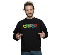 Absolute Cult The Big Bang Theory Men's Bazinga Elements Sweatshirt Black Medium