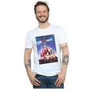 The Big Bang Theory Men's Character Poster T-Shirt in White | Size: XL The Big Bang Theory White XL