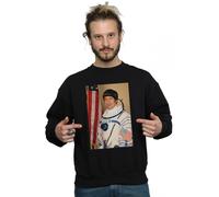 The Big Bang Theory Men's Howard Wolowitz Rocket Man Sweatshirt in Black | Size: 5XL The Big Bang Theory Black 5XL