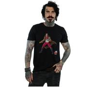 The Big Bang Theory Men's Leonard Superhero T-Shirt in Black | Size: Small The Big Bang Theory Black S