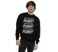 The Big Bang Theory Men's Sheldon Knock Knock Penny Sweatshirt in Black | Size: 2XL The Big Bang Theory Black 2XL