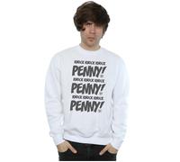 The Big Bang Theory Men's Sheldon Knock Knock Penny Sweatshirt in White | Size: 2XL The Big Bang Theory White 2XL