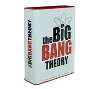 The Big Bang Theory Metal Money Tin - Money Box 8-bit Design with Leonard, Sheldon, Howard, and Raj