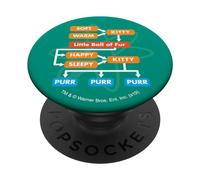 The Big Bang Theory Soft Kitty Flow Chart PopSockets Swappable PopGrip