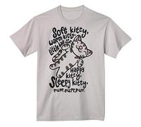 The Big Bang Theory Soft Kitty With Sound Adult T-Shirt (Adult Large)