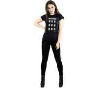 The Big Bang Theory Women's Emotions Sheldon Cotton Boyfriend T-Shirt in Navy | Size: 2XL The Big Bang Theory Navy 2XL
