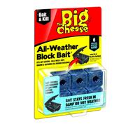 The Big Cheese All Weather Block Bait Pk6 (Pack of 6)