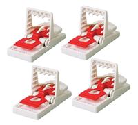 The Big Cheese AMZ148 Ultra Power Traps 4-Pack Plastic Mouse Traps Multicolour Pre-baited Easy-Set Reusable