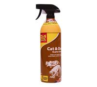 The Big Cheese Cat and Dog Scatter Spray - 1 Litre Ready-to-Use Spray Deters Cats and Dogs from Digging, Scratching and Fouling, Ideal for P