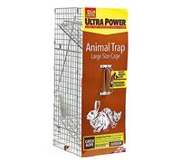The Big Cheese Live Animal Trap - Large Cage. Welfare-Friendly Live-Catch Cage Trap for Rabbits, Cats, and Similar sized Animals, Indoor and Outdoor use, 67 cm x 27 cm x 28 cm