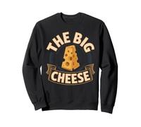 The Big Cheese Mozzarella Caprese Foodie Pun Sweatshirt