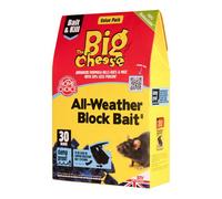 The Big Cheese Rat & Mouse Pest Control Rodent Bait Block, 300G