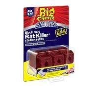 The Big Cheese Rat & Mouse Ultra Power Bait Station Refill Block, Pack Of 6, 120G