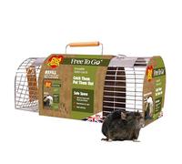 The Big Cheese Ready-Baited Multi-Catch Rat Cage Trap Poison-Free Welfare Friendly British Grain Safe Around Children and Pets Monitor Infestations Self-Setting