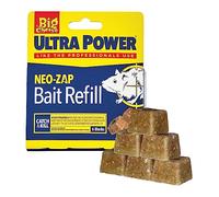 The Big Cheese Ultra Power Neo-Zap Electronic Rat Killer Refill - 20g x 6, Poison-Free, Welfare Friendly, British Grain, Biodegradable, Safe Around Children and Pets