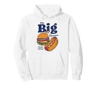 The Big Decision Burger or Hotdog 4th of July USA Pullover Hoodie