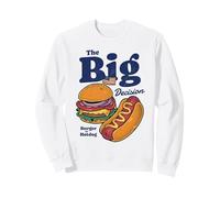 The Big Decision Burger or Hotdog 4th of July USA Sweatshirt