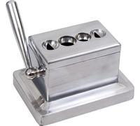 The Big Easy Tobacco Accessories Quad Table Cutter-9305, Chrome