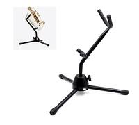 The Big Hug Tripod Holder Stand for Tenor/Alto Sax, Detachable Foldable Design with EVA Soft Cover, Durable, Long-lasting, Sturdy Metal Legs, Holds Flute and Clarinet Stably