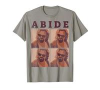 The Big Lebowski Abide Four Box Up T-Shirt, Men, Slate Grey, XX-Large