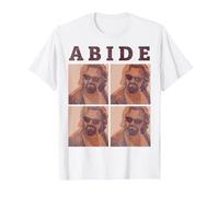The Big Lebowski Abide Four Box Up T-Shirt, Men, White, 6X-Large