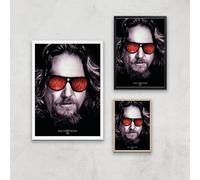 The Big Lebowski Giclee Art Print - A3 - Wooden Frame