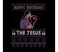 The Big Lebowski Happy Birthday The Jesus Men's T-Shirt - Black - S