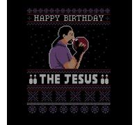 The Big Lebowski Happy Birthday The Jesus Women's T-Shirt - Black - XS