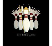 The Big Lebowski Pin Girls T-Shirt - Black - L