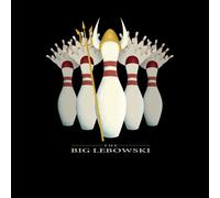 The Big Lebowski Pin Girls Women's T-Shirt - Black - XS