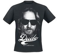 The Big Lebowski The Dude T-Shirt Black XXL
