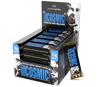 The Big Little Bar - 20 Pack, Cookies 'n' Cream Cosmic Flavour, High Protein Bar, Low Sugar, High Fibre, GMO Free, Delicious Protein Snack - Protein Works