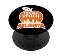 The Big Peach Atlanta Georgia Souvenir Atlanta PopSockets Adhesive PopGrip