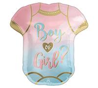The Big Reveal Boy or Girl Helium Foil Shaped Balloon 60cm / 24 in