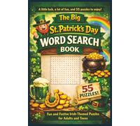 The Big St. Patrick’s Day Word Search Book: Easy-to-Read Irish-Themed Puzzles for Adults and Seniors | 55 Relaxing Brain Games for March
